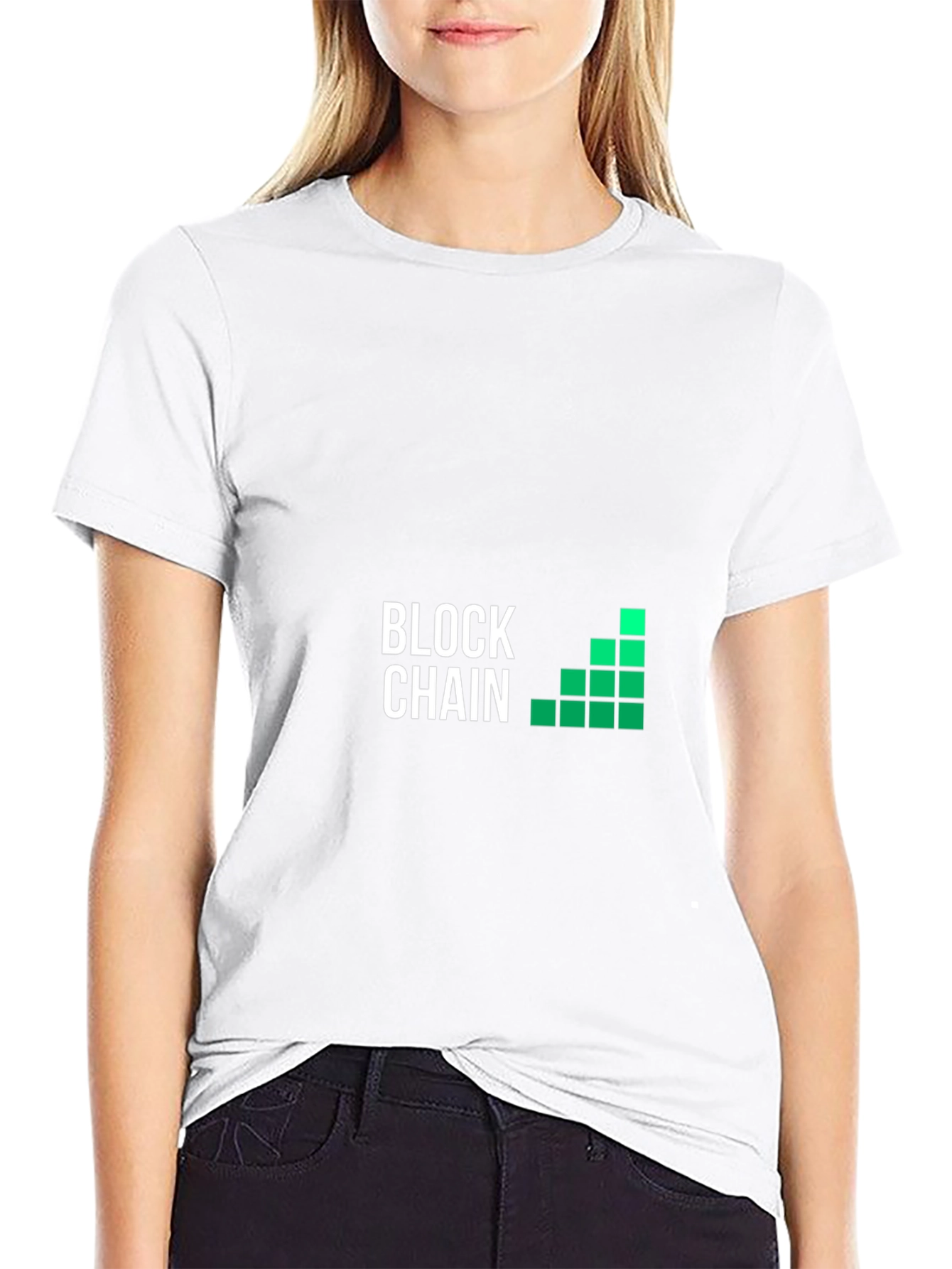 Blockchain Graphic T-Shirt - Crypto Enthusiast Tee