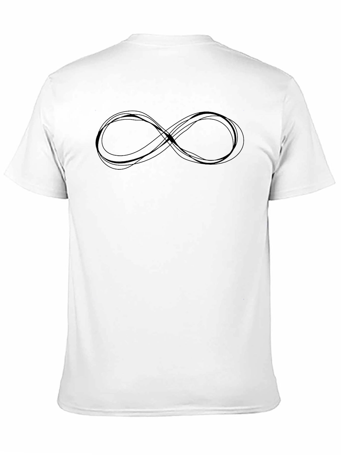 Infinity Symbol Graphic Tee - Classic Black T-Shirt