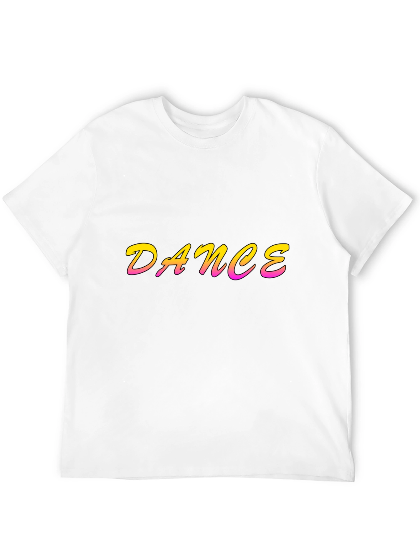 DANCE Graphic Print Crew Neck T-Shirt