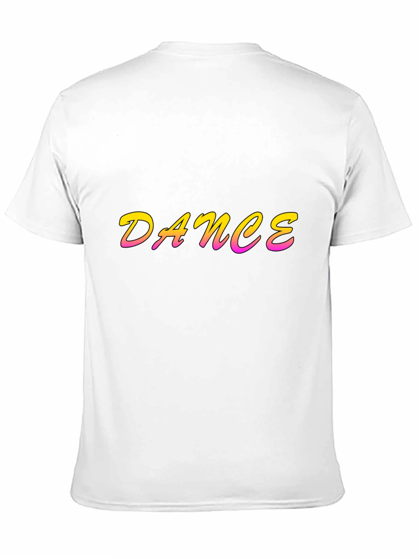 DANCE Graphic Print Crew Neck T-Shirt