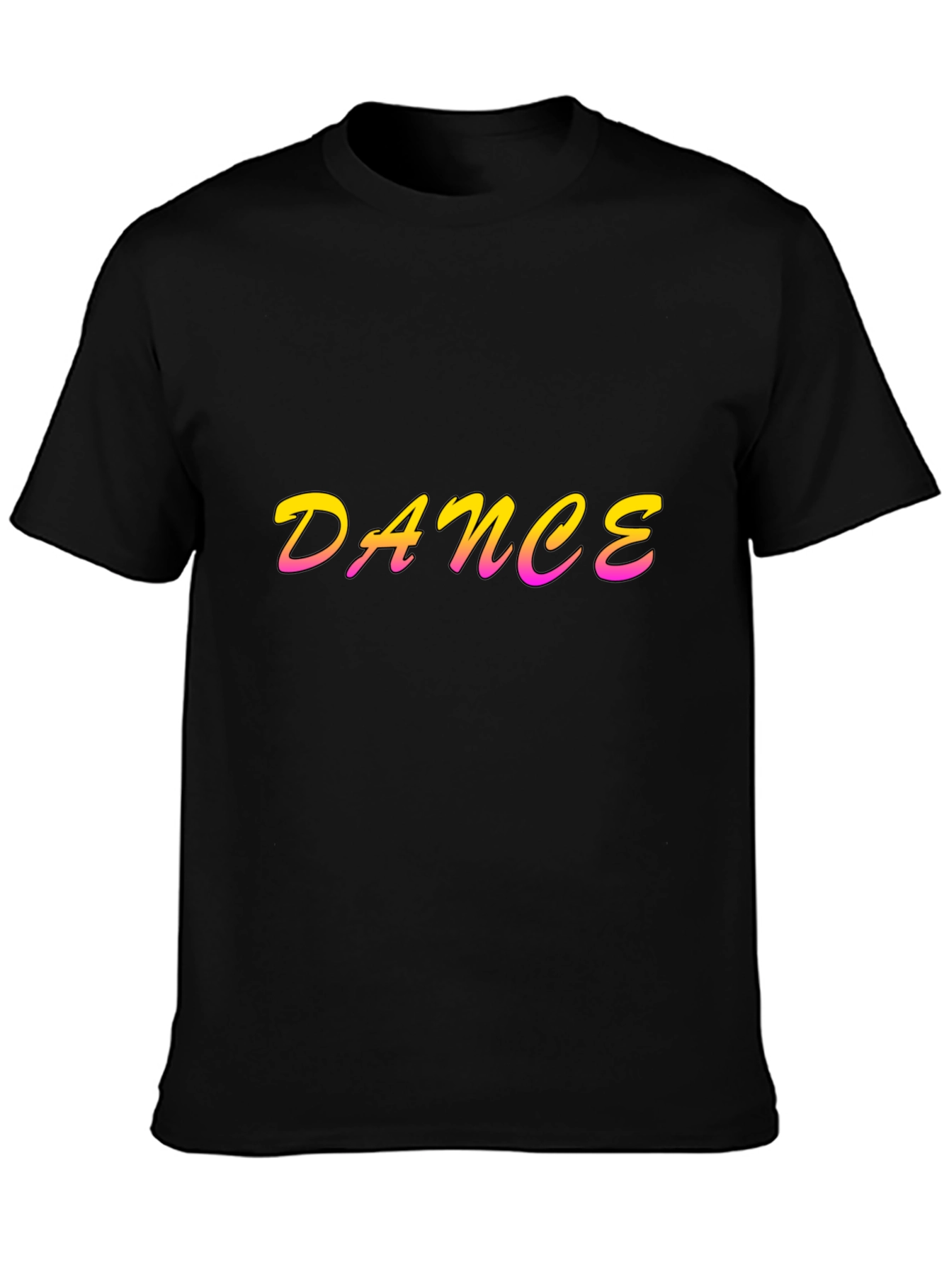 DANCE Graphic Print Crew Neck T-Shirt