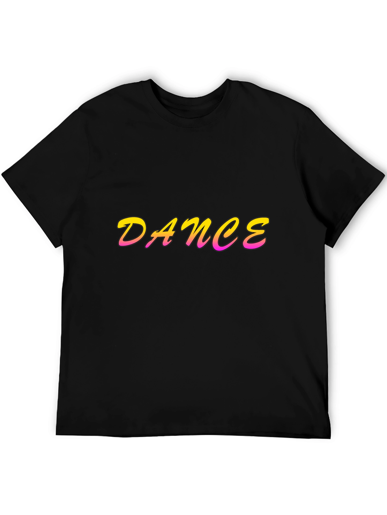 DANCE Graphic Print Crew Neck T-Shirt