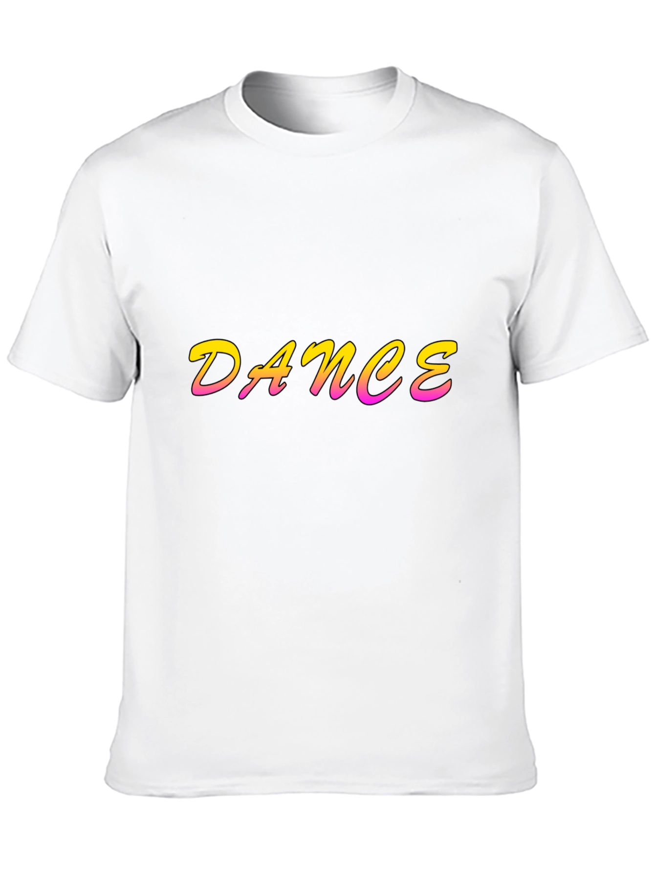 DANCE Graphic Print Crew Neck T-Shirt
