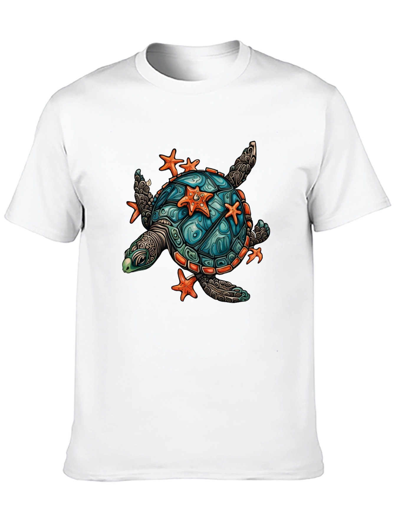 Turtle & Starfish Graphic Tee - Unisex