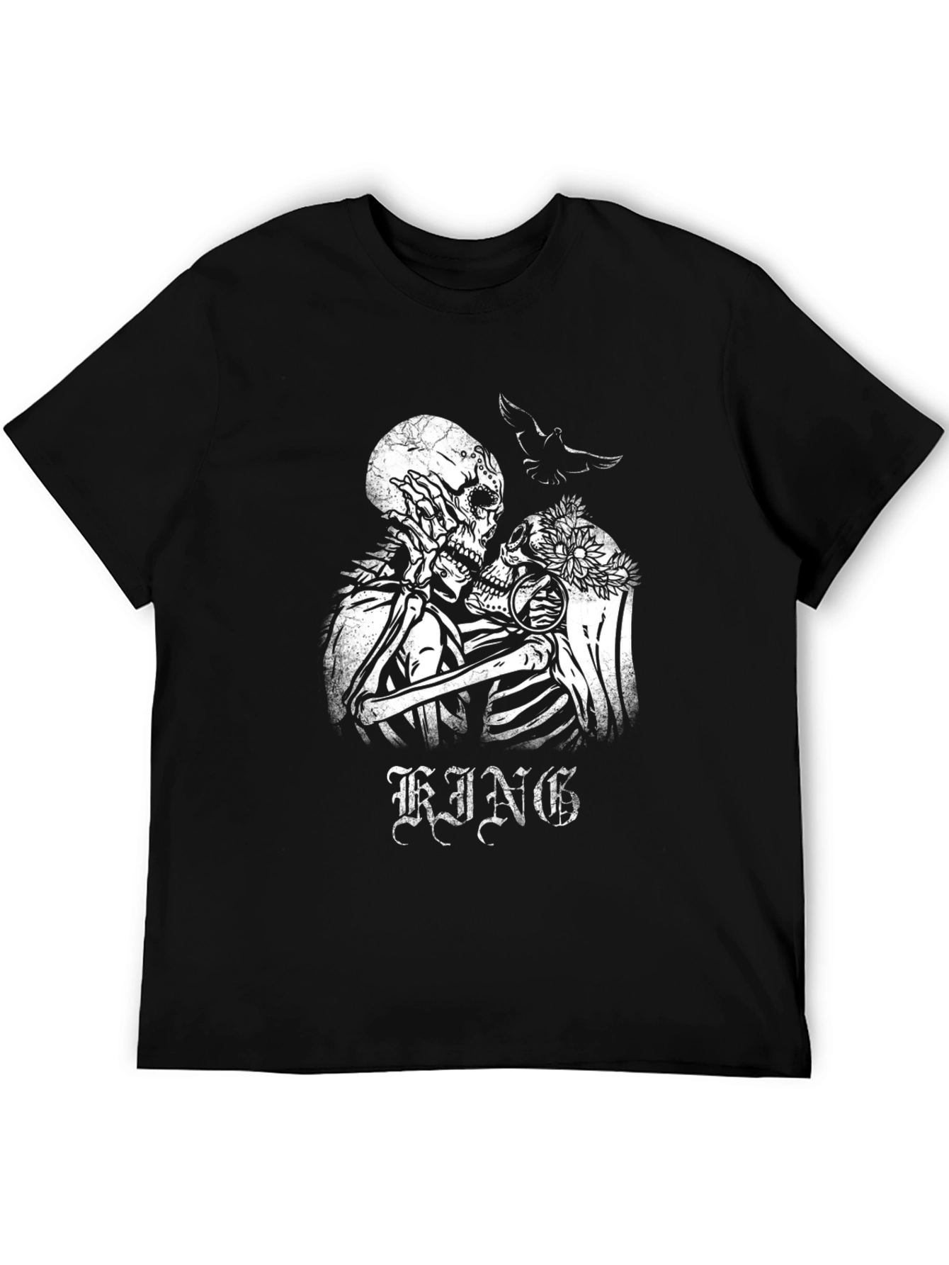 Skeleton Couple Graphic Tee - King