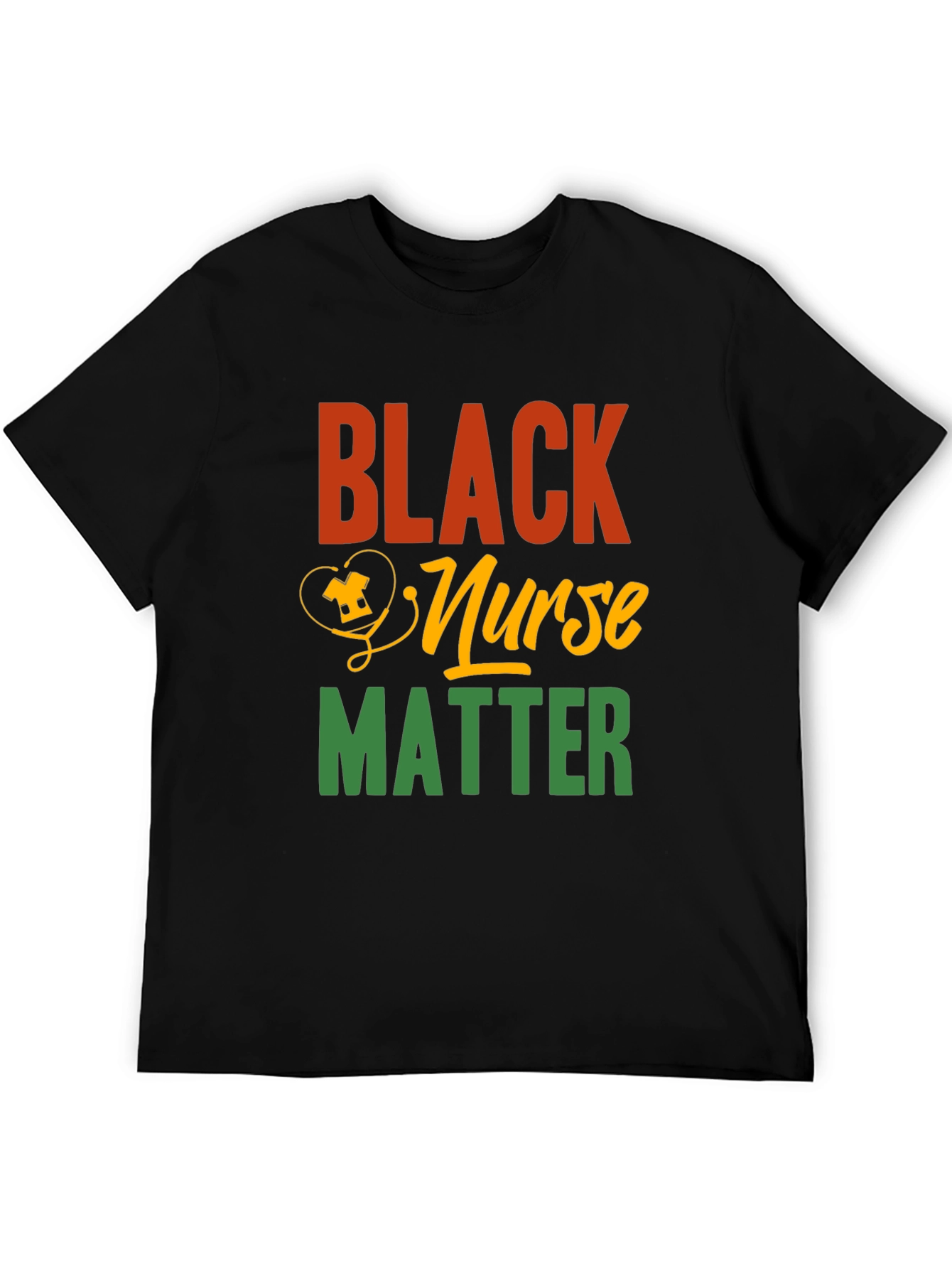 Black Nurse Matter Graphic Tee