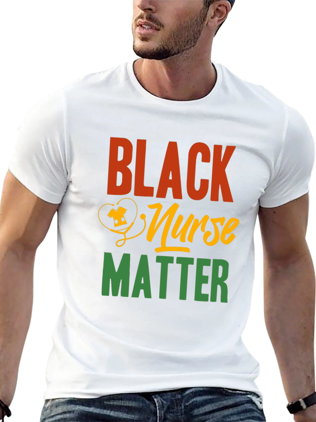Black Nurse Matter Graphic Tee