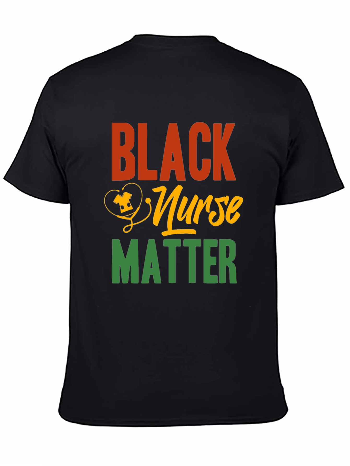 Black Nurse Matter Graphic Tee