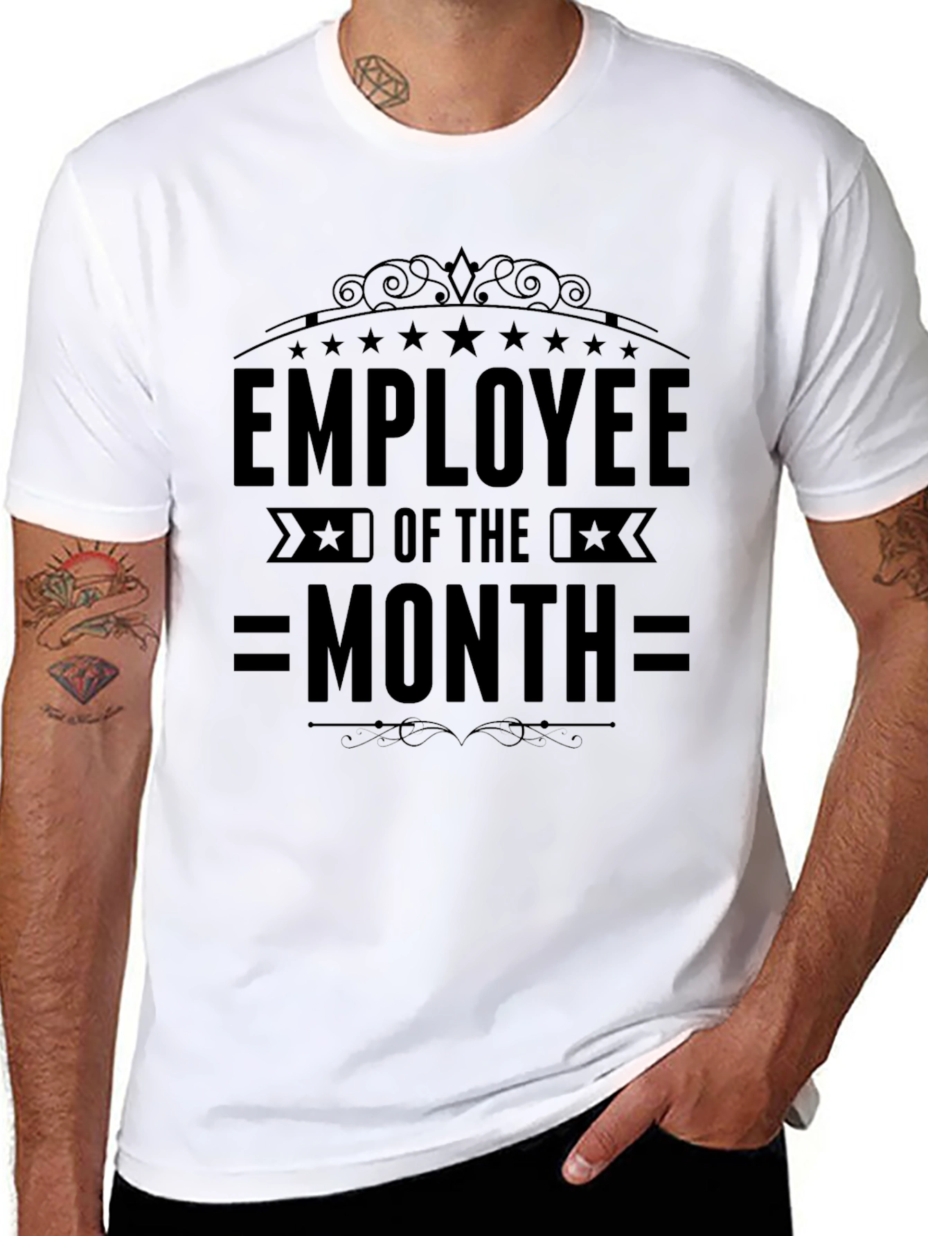 Employee of the Month Black T-Shirt