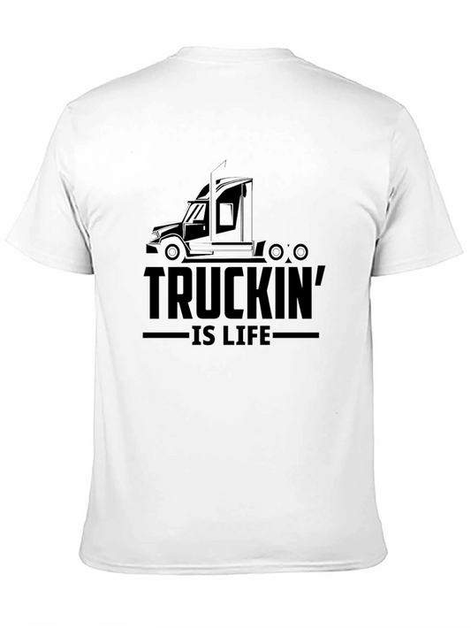 Truckin is Life Black T-Shirt