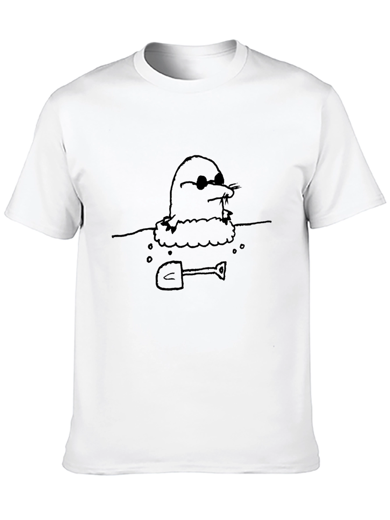 Cool Mole T-Shirt - Funny Cartoon Tee