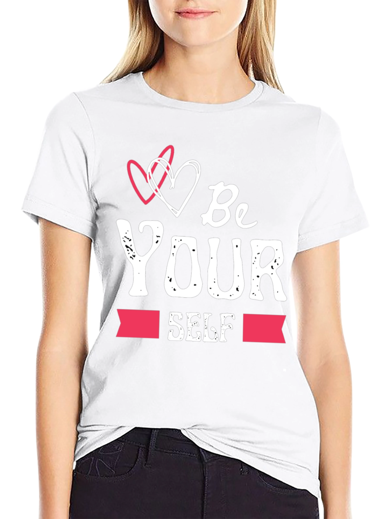 Be Yourself Graphic Tee - Stylish Cotton Comfort