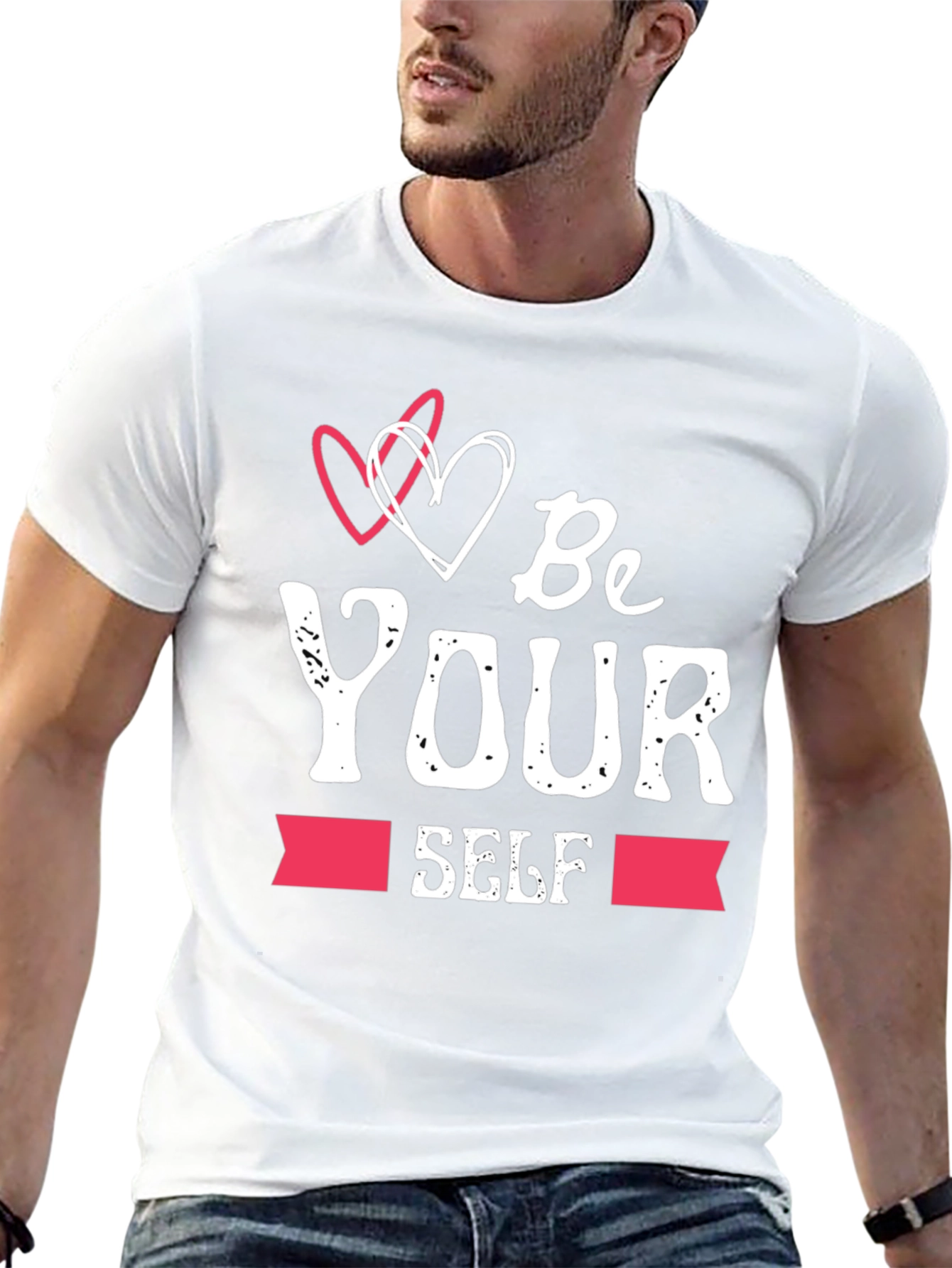 Be Yourself Graphic Tee - Stylish Cotton Comfort