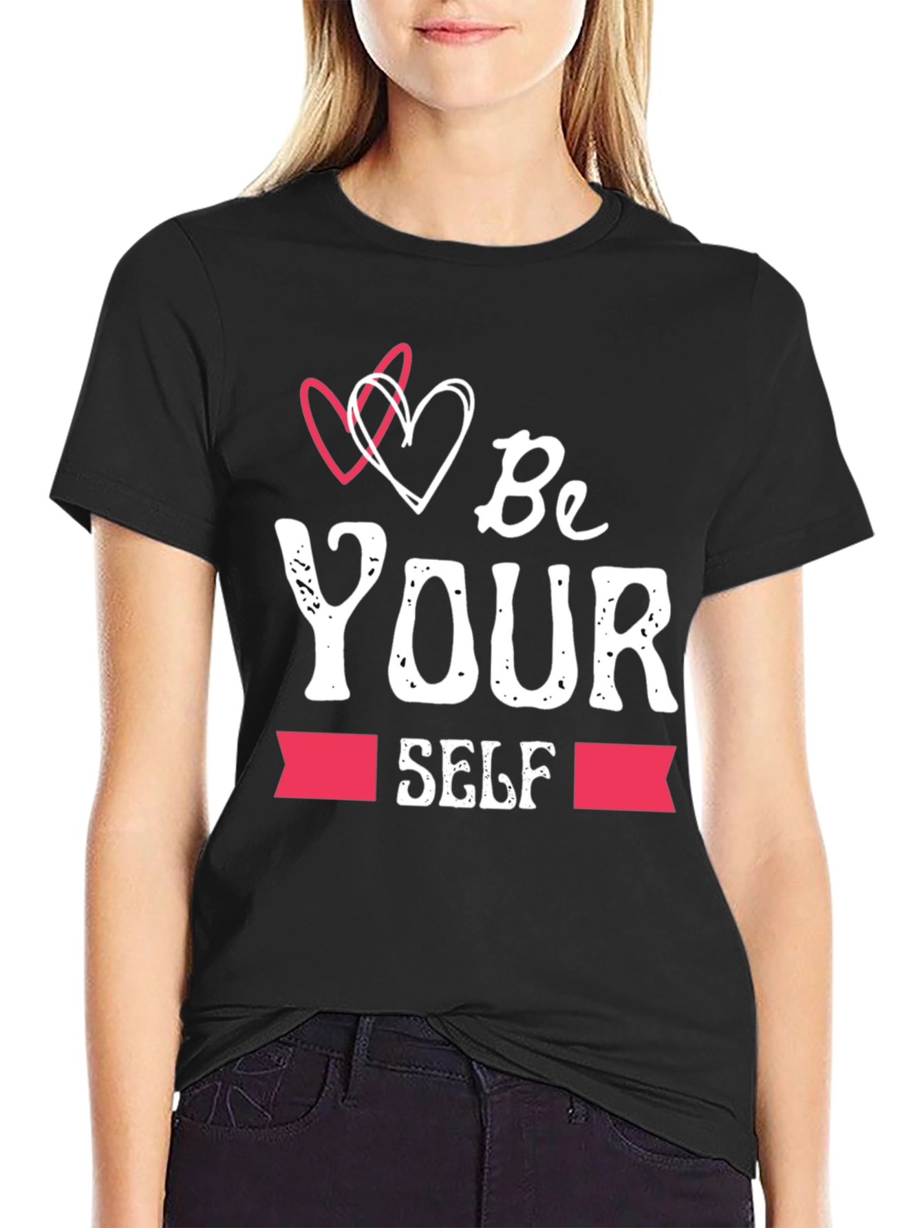 Be Yourself Graphic Tee - Stylish Cotton Comfort