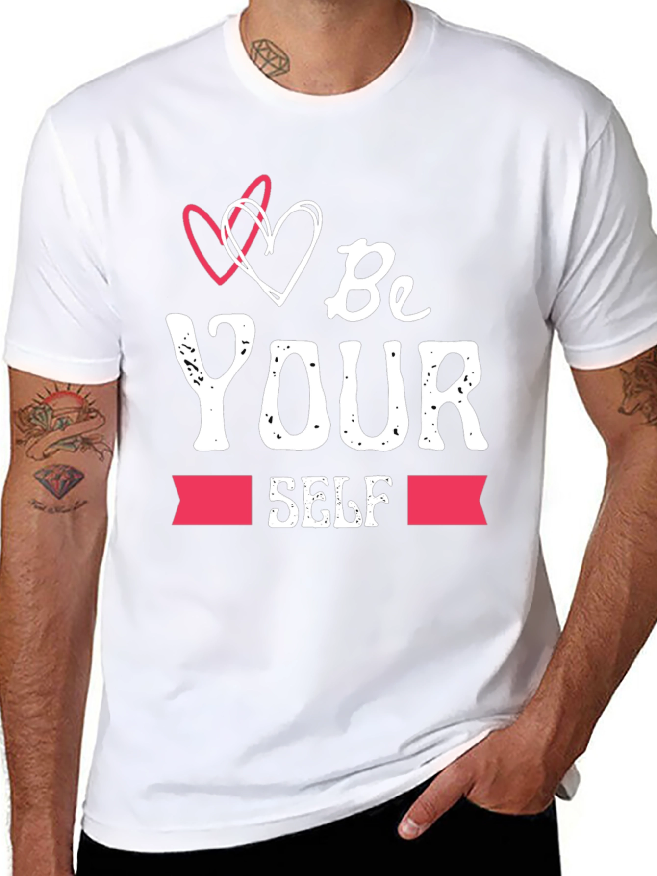 Be Yourself Graphic Tee - Stylish Cotton Comfort