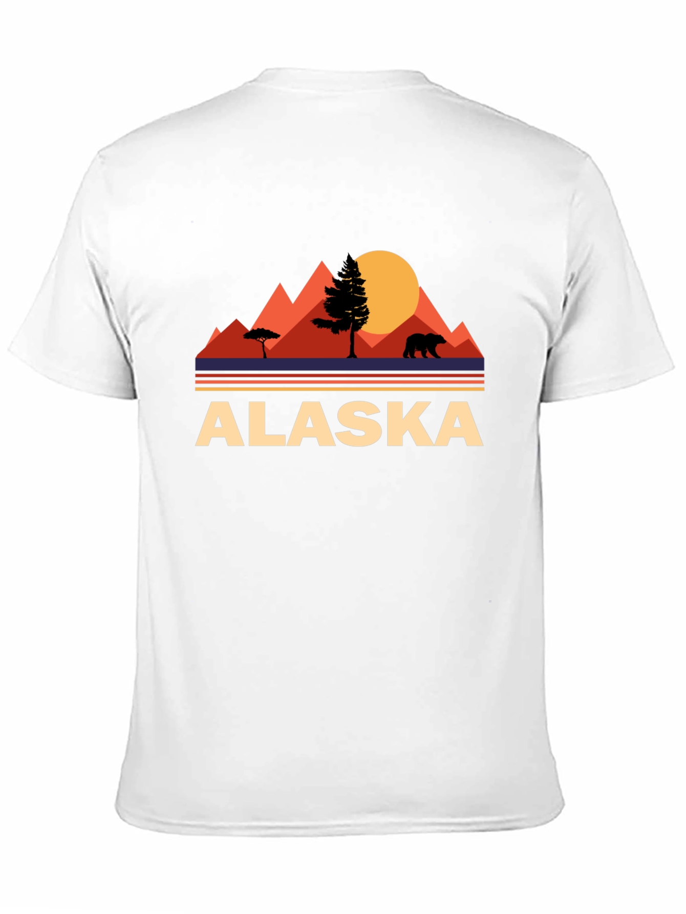 Alaska Bear Mountain Graphic T-Shirt