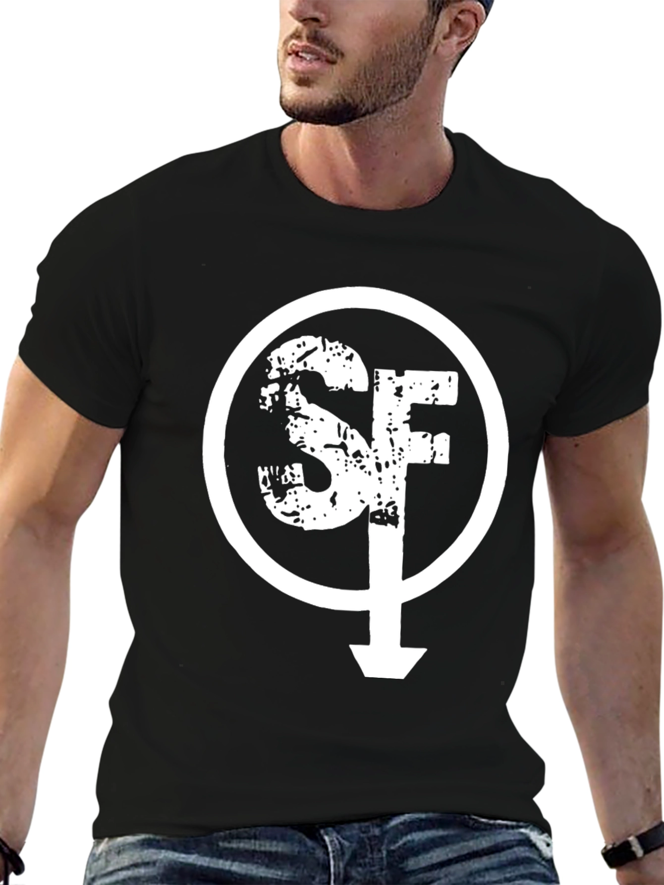 SF Symbol Graphic Tee - Mens Black T-Shirt