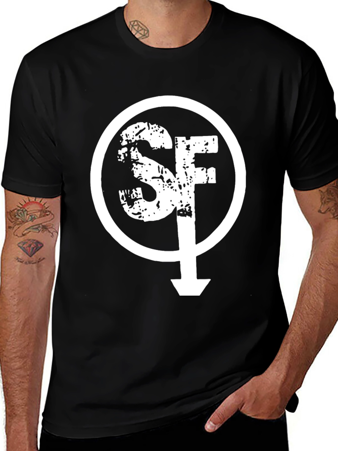 SF Symbol Graphic Tee - Mens Black T-Shirt