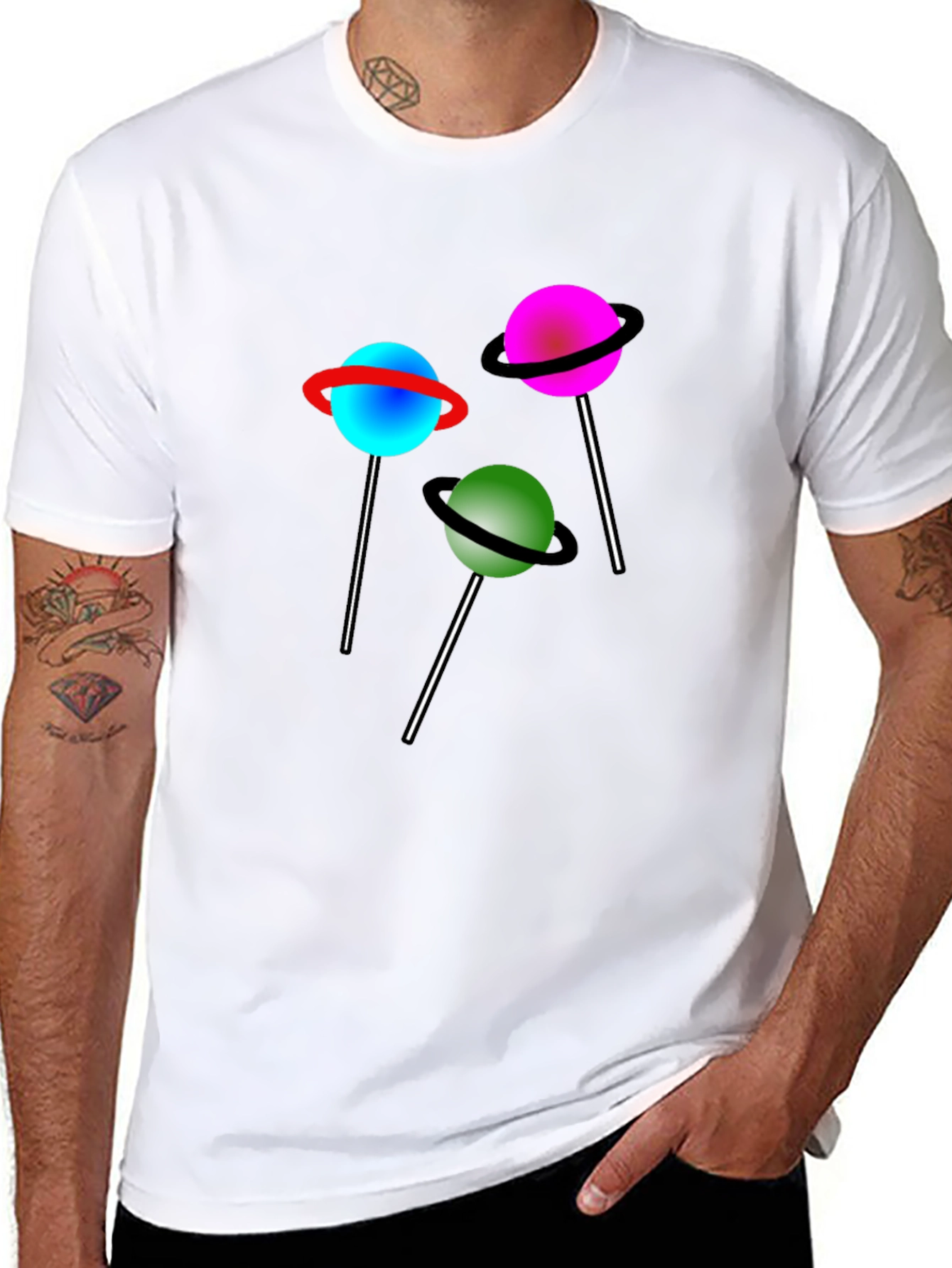 Planetary Lollipop Graphic Tee