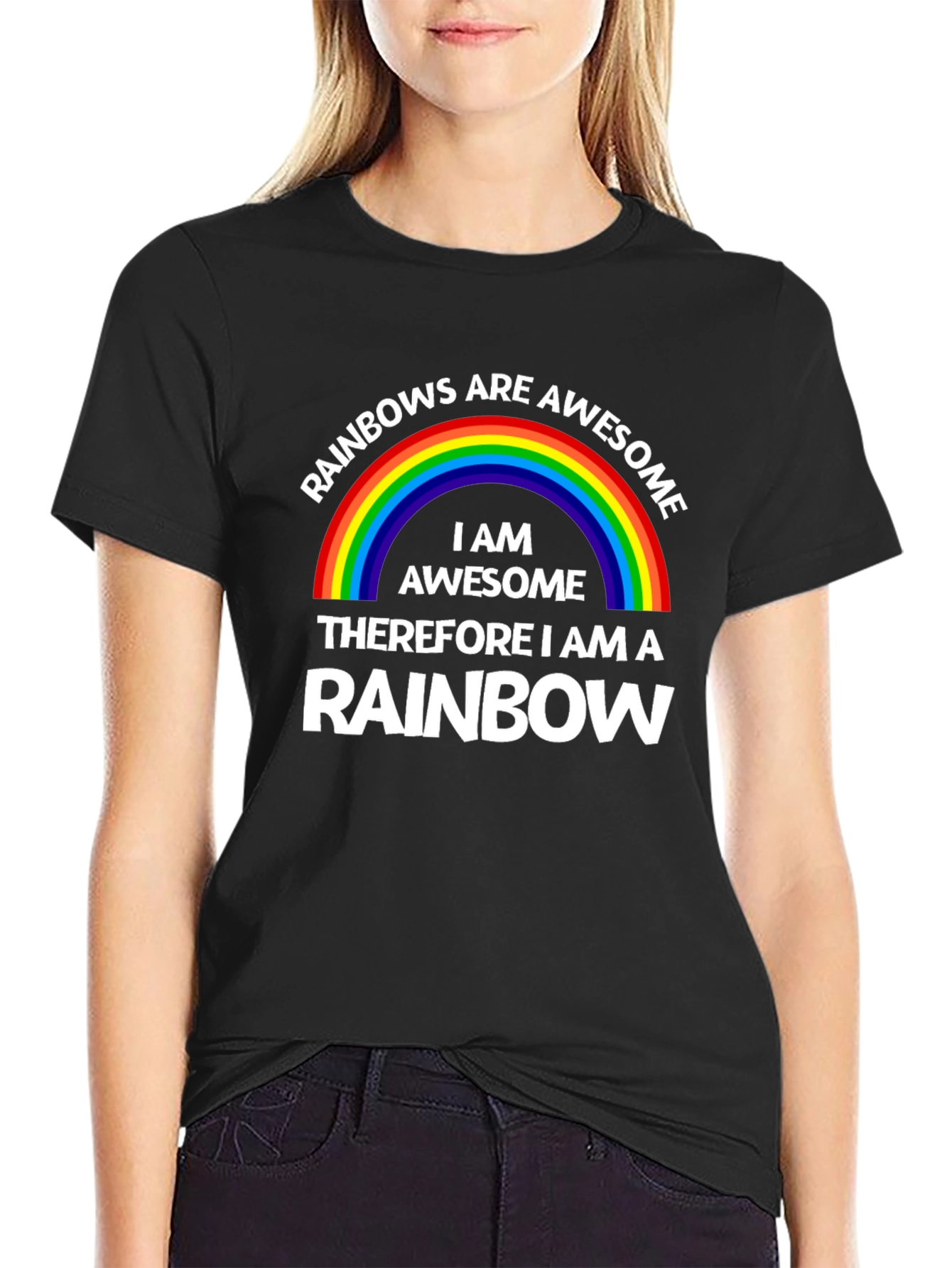 Rainbows Are Awesome T-Shirt - Fun & Stylish
