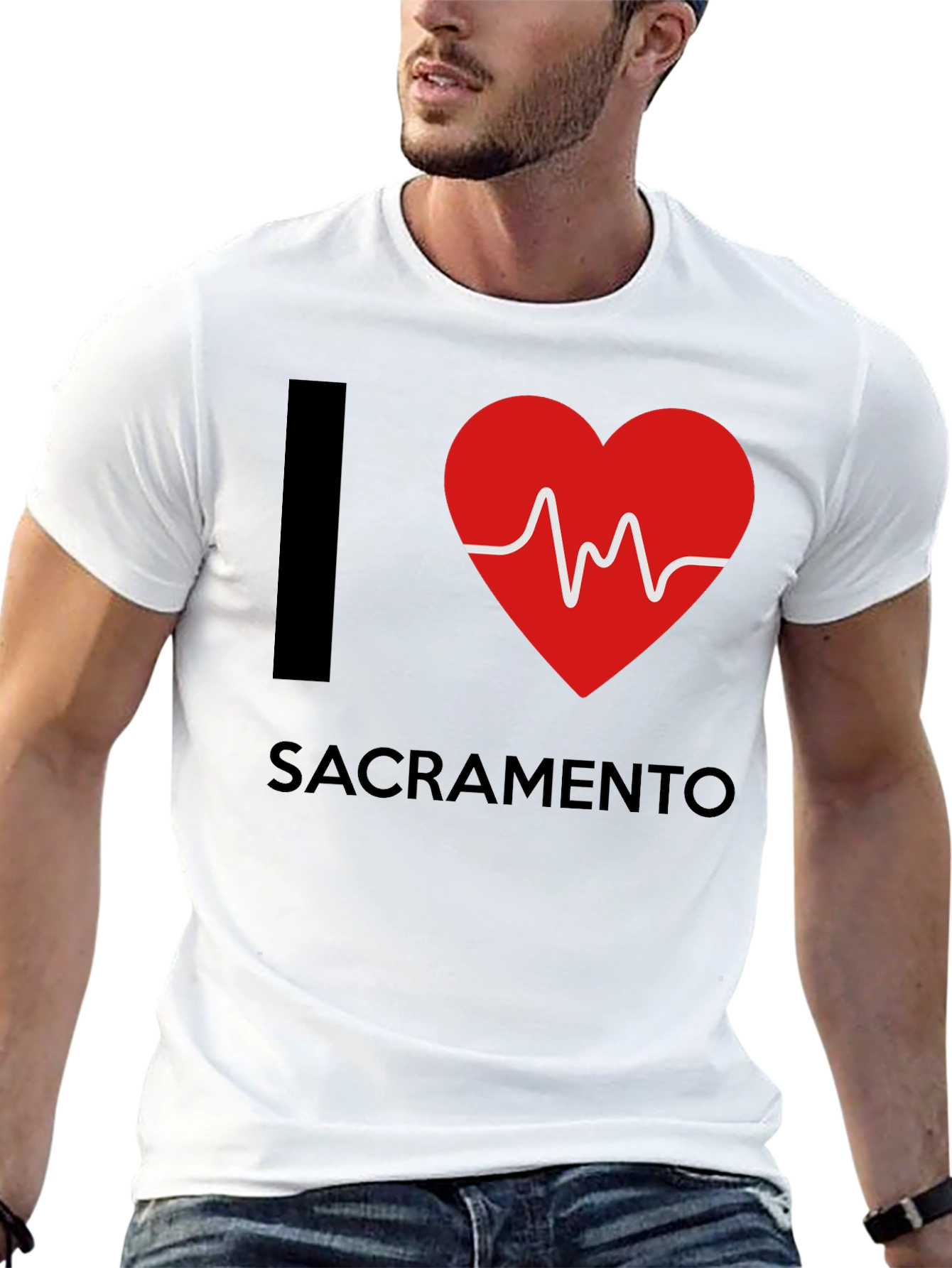 I Heart Sacramento Graphic T-Shirt