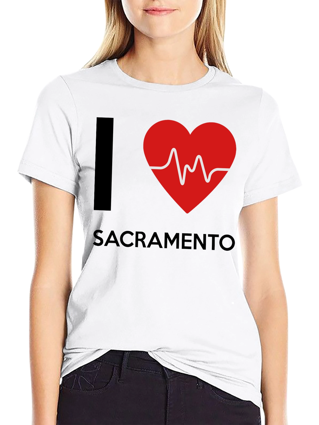 I Heart Sacramento Graphic T-Shirt