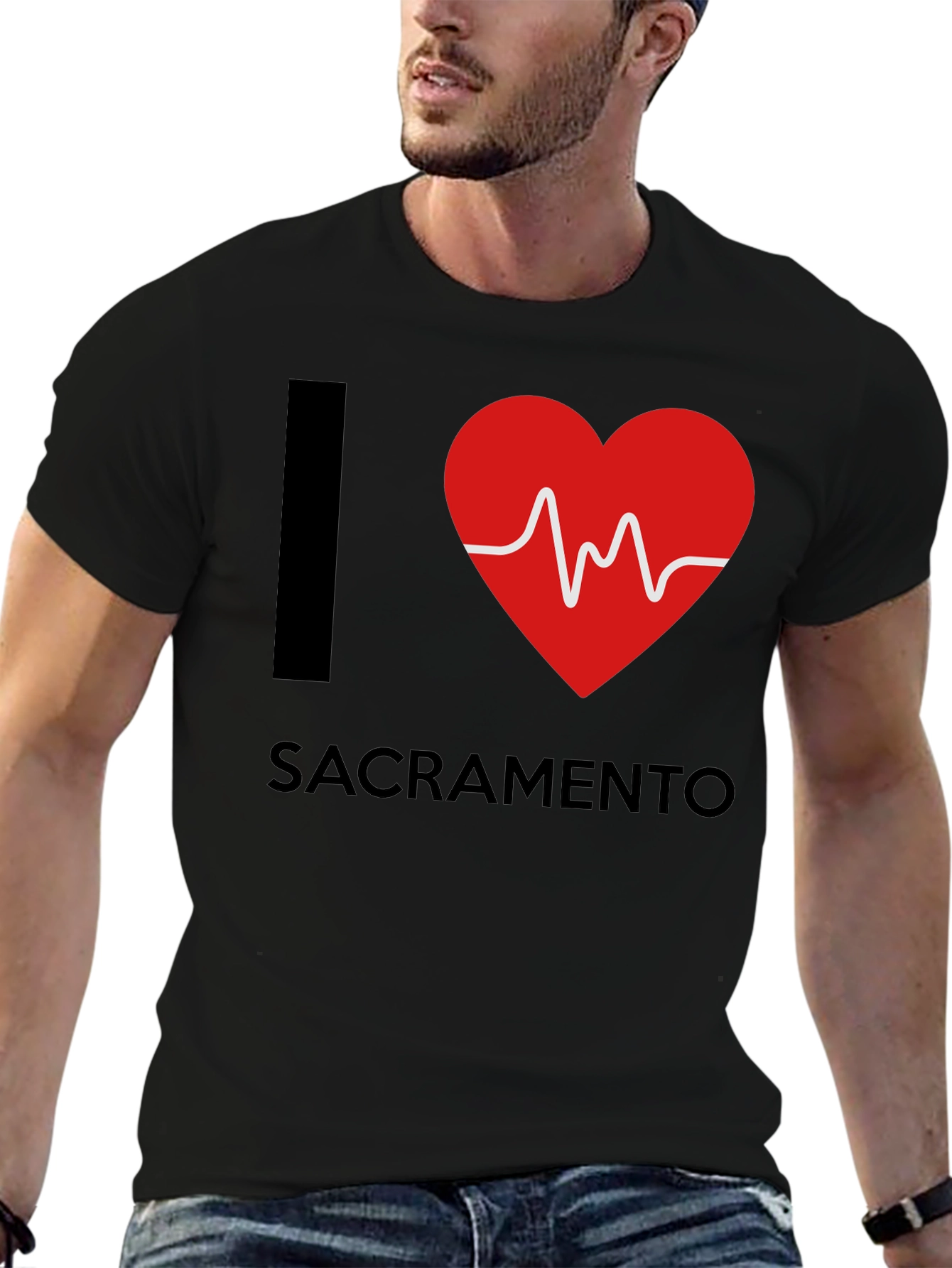 I Heart Sacramento Graphic T-Shirt