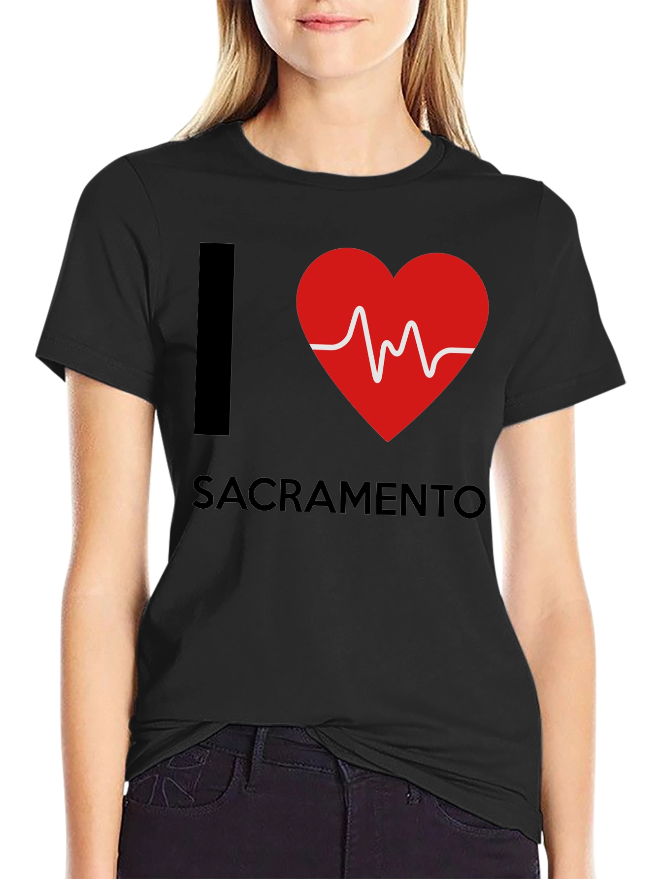 I Heart Sacramento Graphic T-Shirt