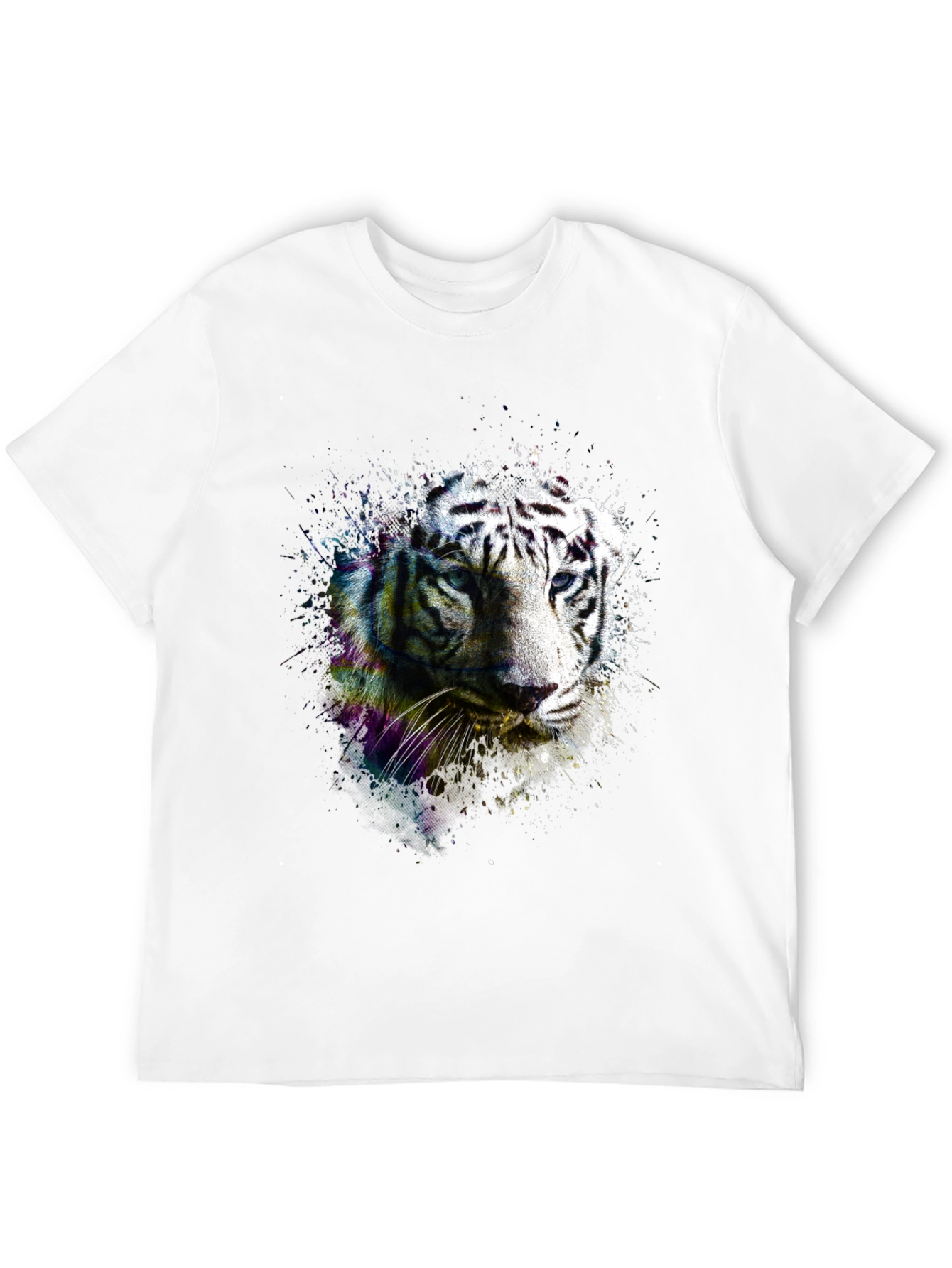 Black Tiger Graphic Tee - Mens Fashion