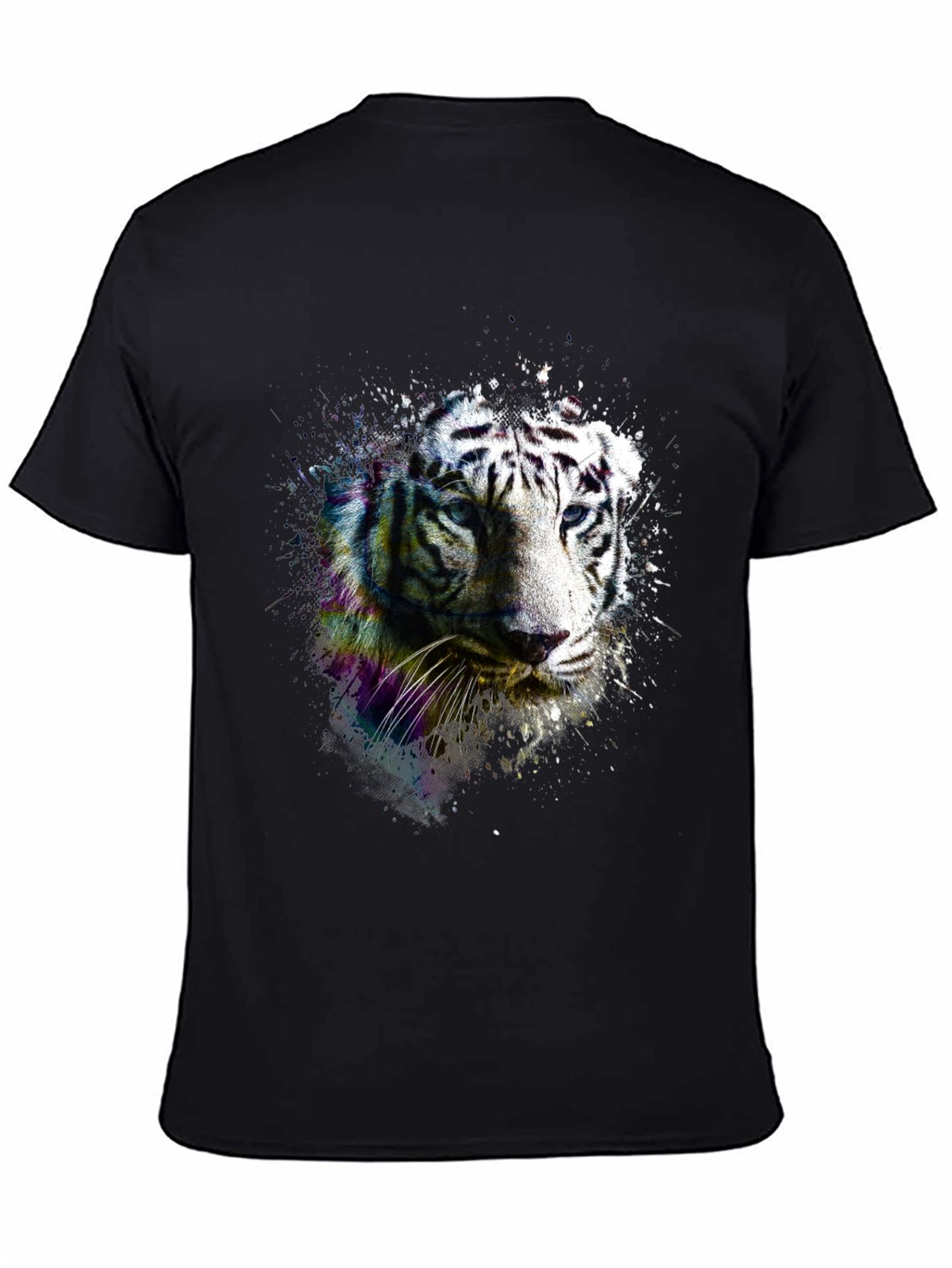 Black Tiger Graphic Tee - Mens Fashion