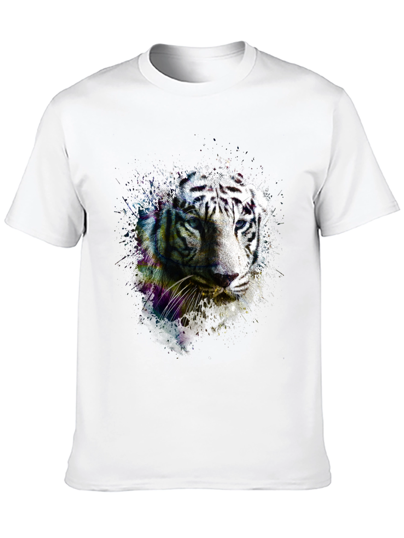 Black Tiger Graphic Tee - Mens Fashion