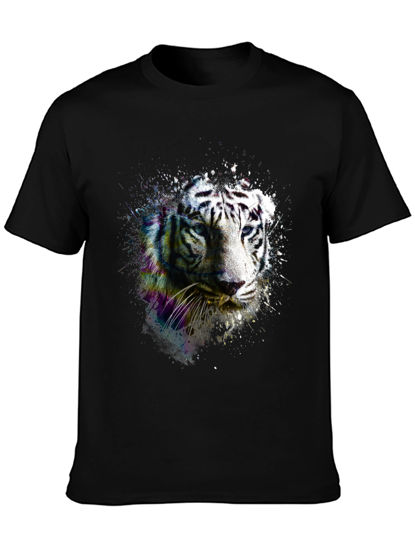 Black Tiger Graphic Tee - Mens Fashion
