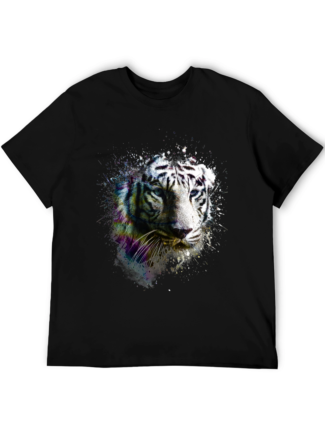 Black Tiger Graphic Tee - Mens Fashion