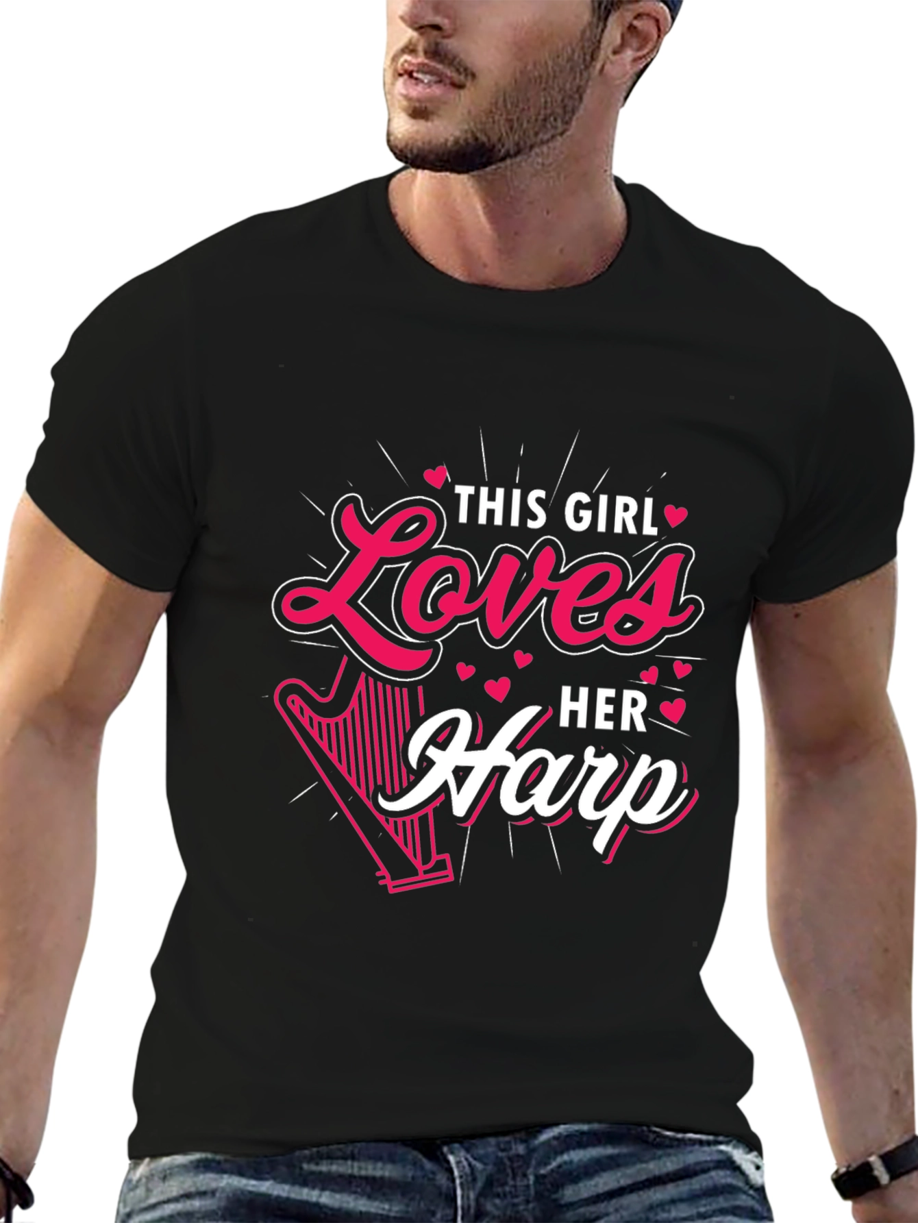 This Girl Loves Her Harp T-Shirt