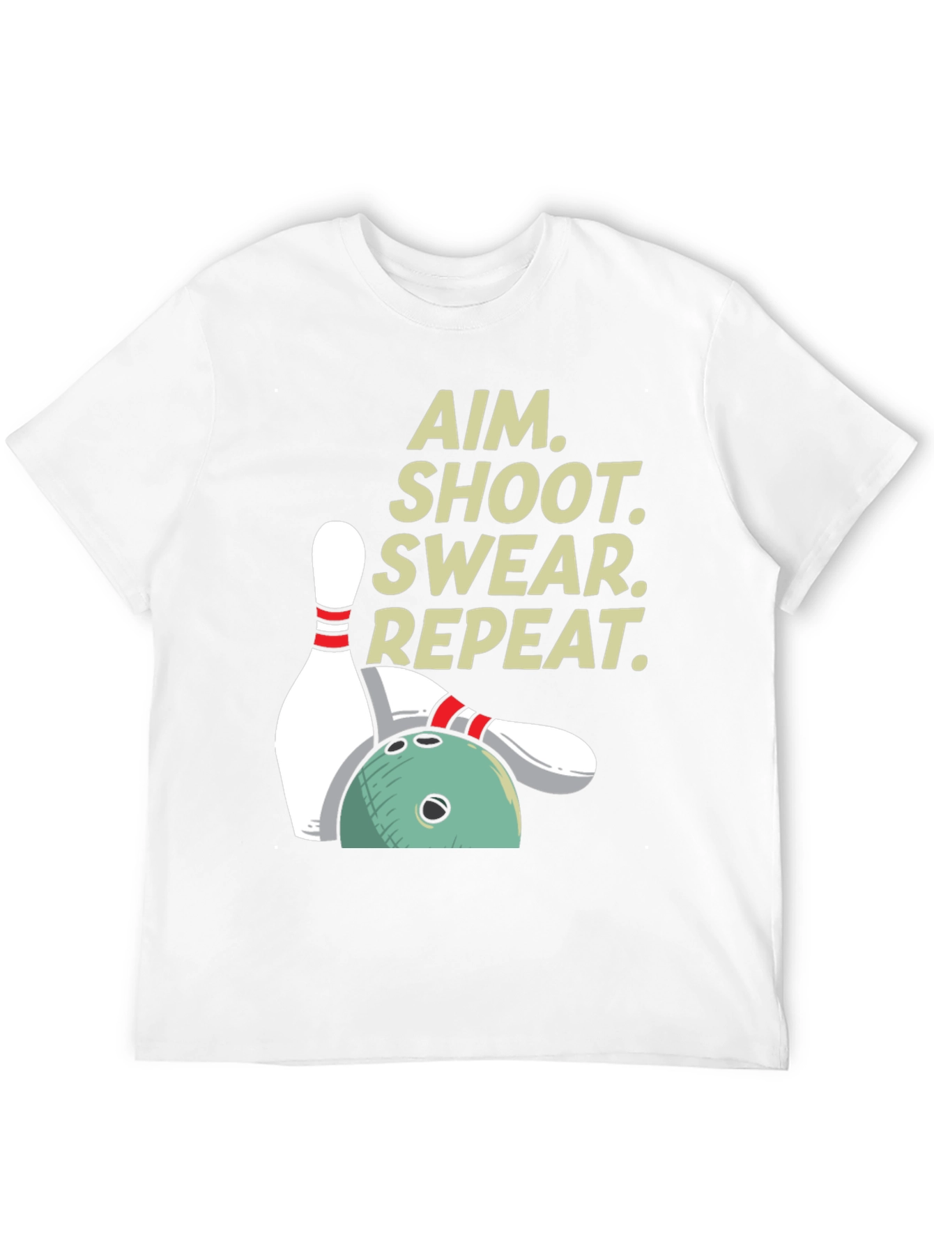 Aim Shoot Swear Repeat T-Shirt