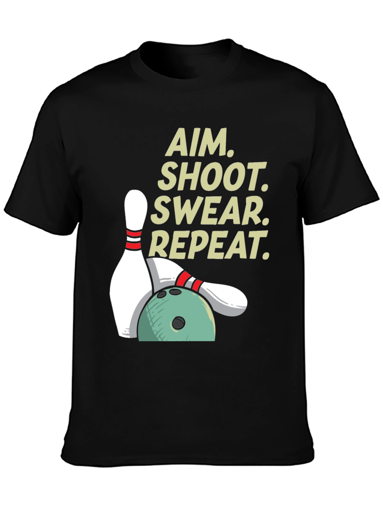 Aim Shoot Swear Repeat T-Shirt