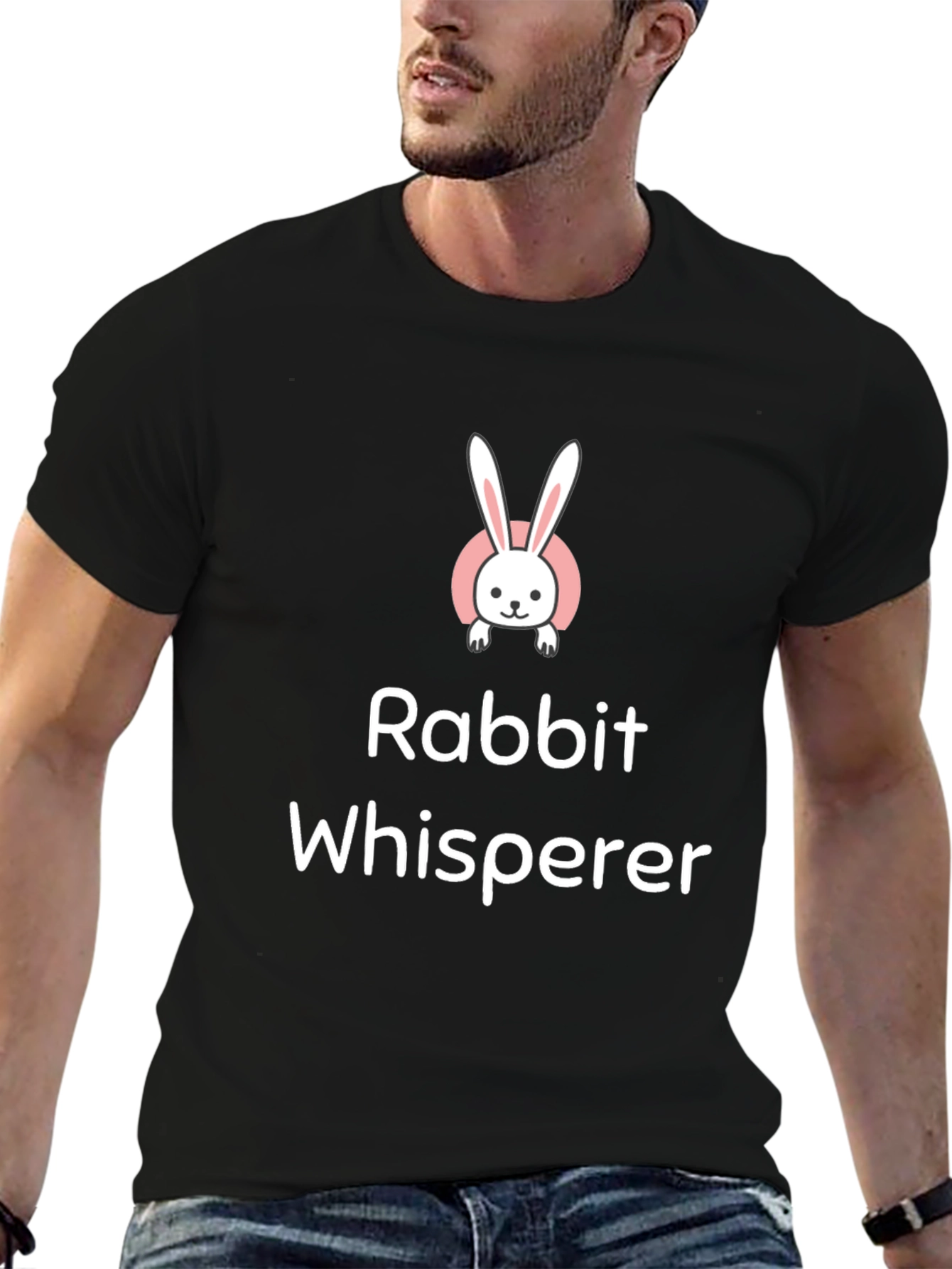 Rabbit Whisperer Graphic Tee - Cute Bunny T-Shirt