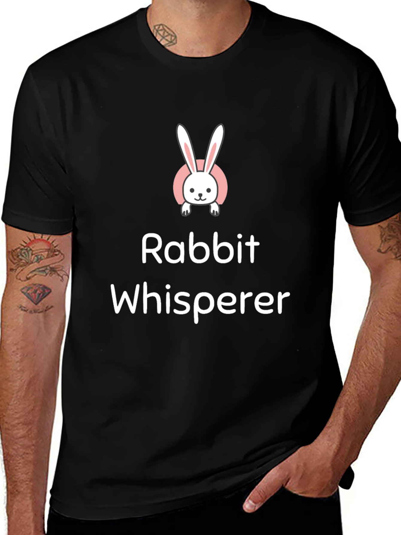 Rabbit Whisperer Graphic Tee - Cute Bunny T-Shirt