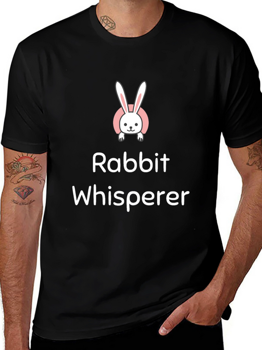 Rabbit Whisperer Graphic Tee - Cute Bunny T-Shirt