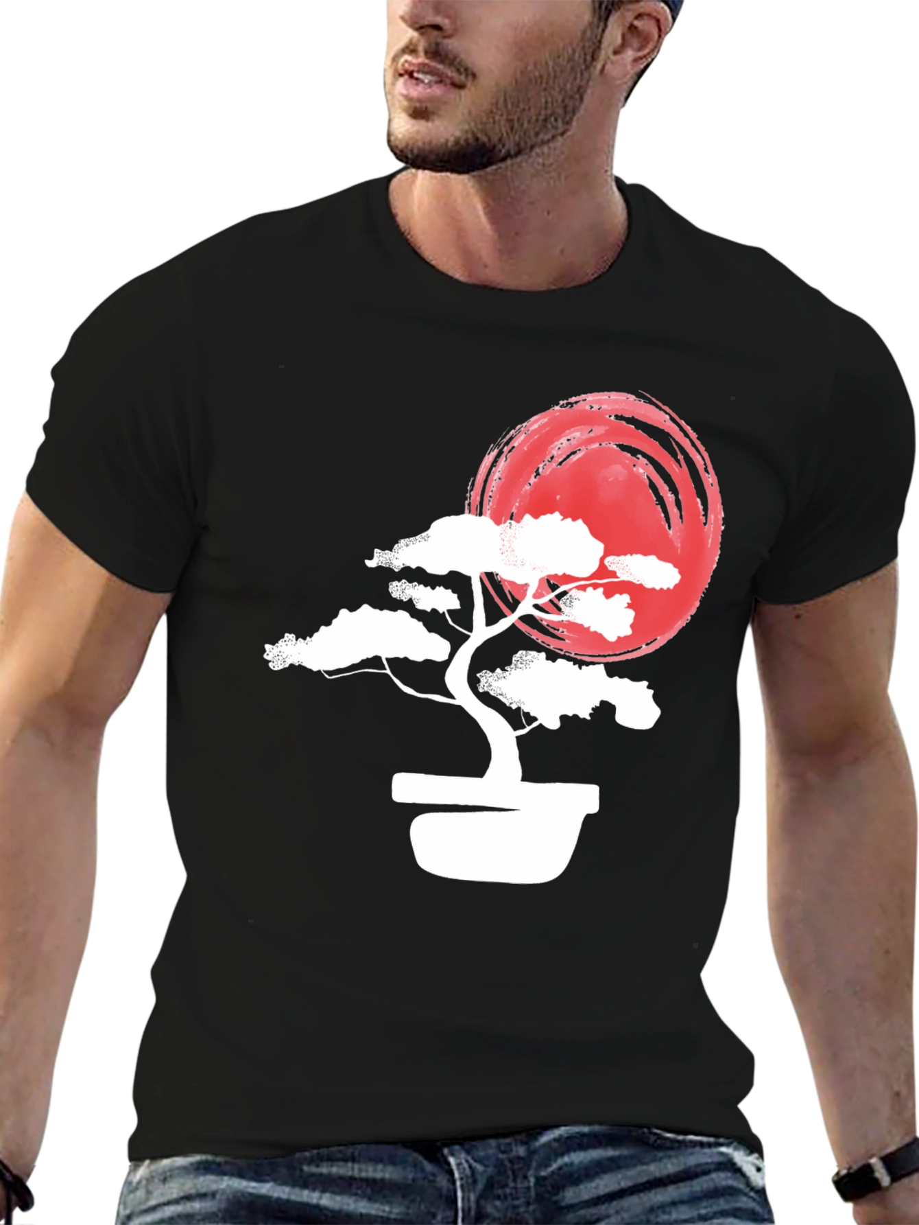 Bonsai Tree Graphic Tee - Zen Style Comfort