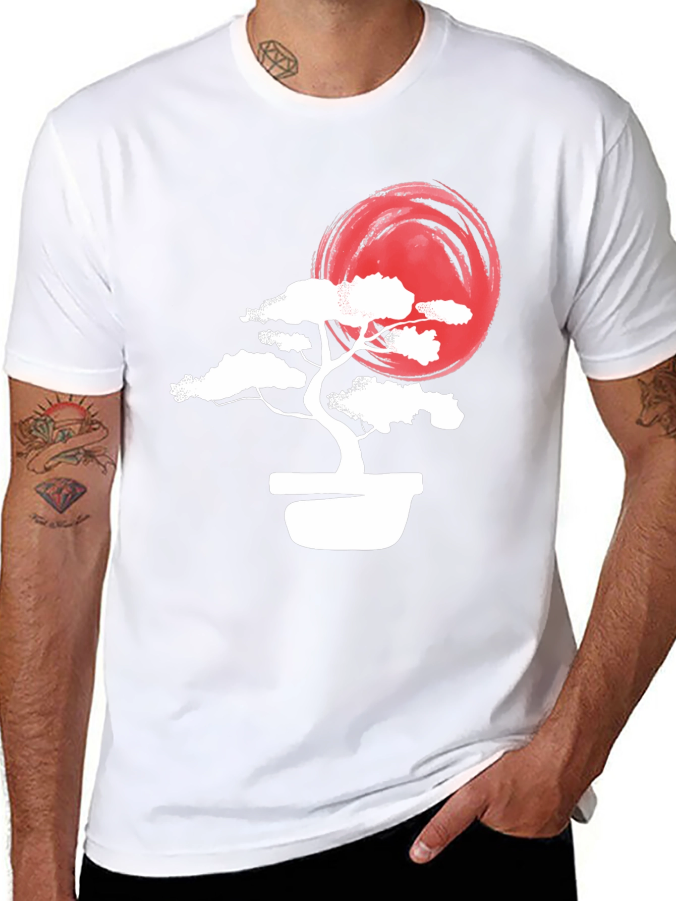 Bonsai Tree Graphic Tee - Zen Style Comfort
