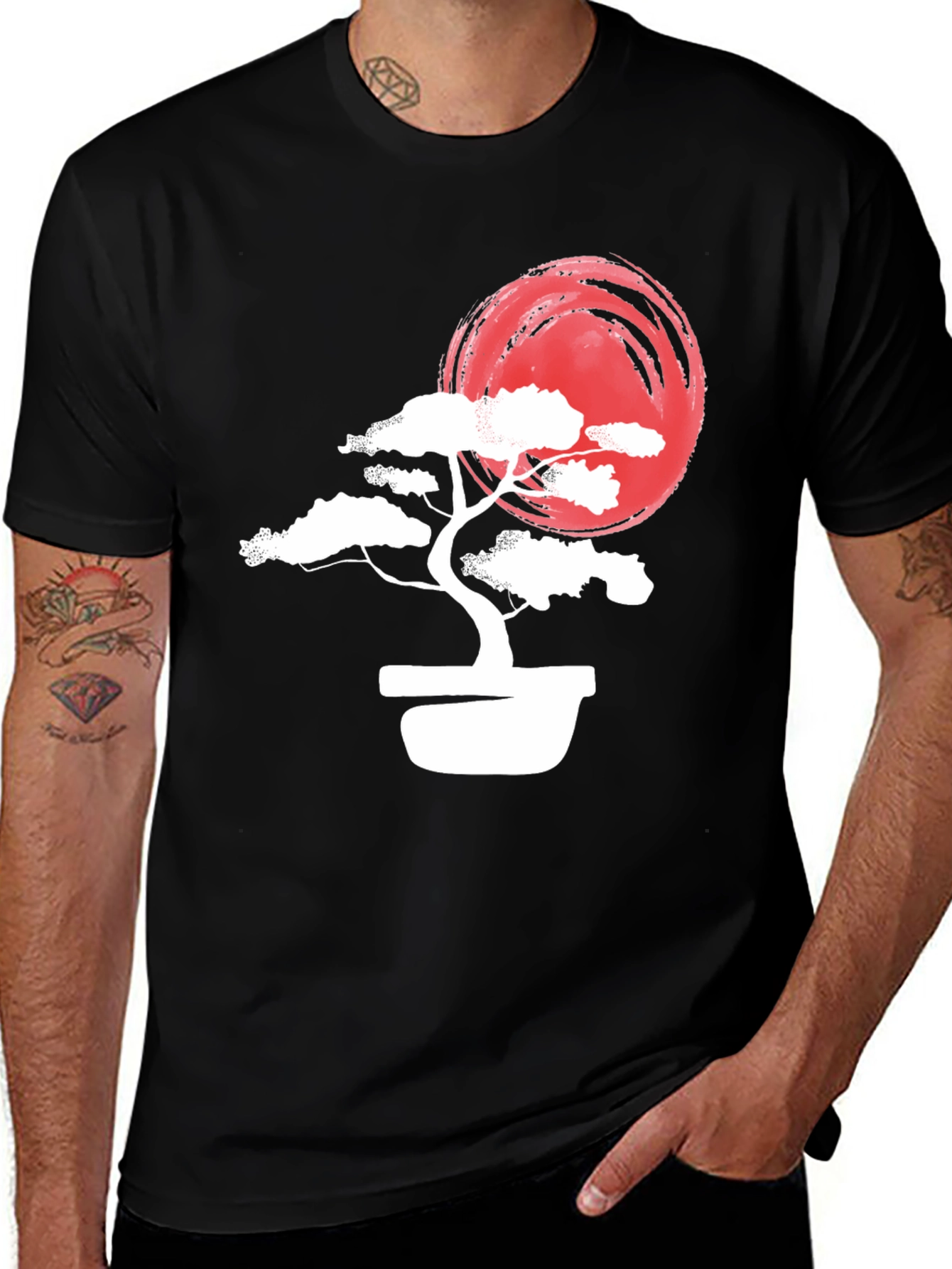 Bonsai Tree Graphic Tee - Zen Style Comfort