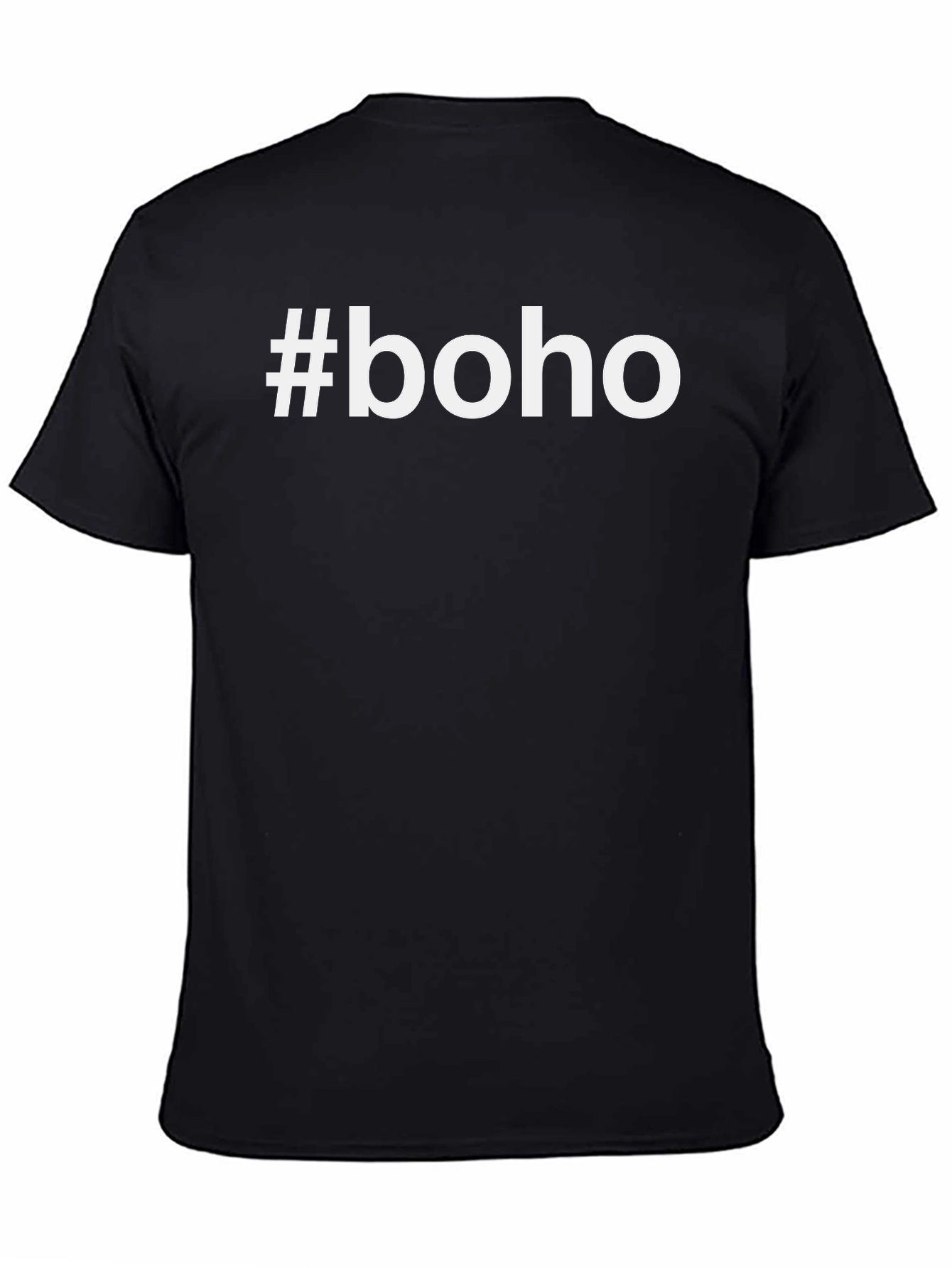 #Boho Graphic Tee - Stylish & Trendy Black T-Shirt