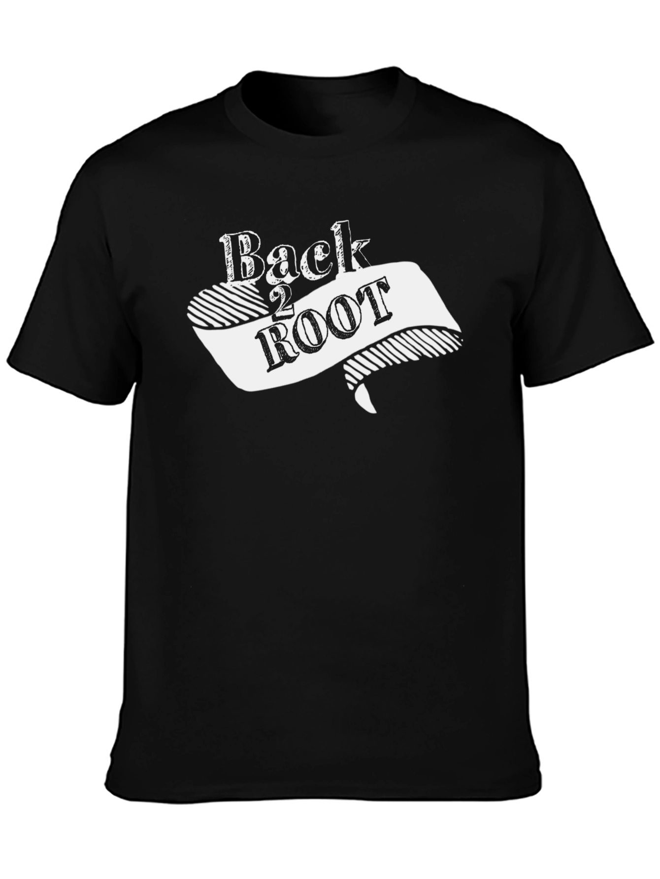 Back 2 Root Black T-Shirt