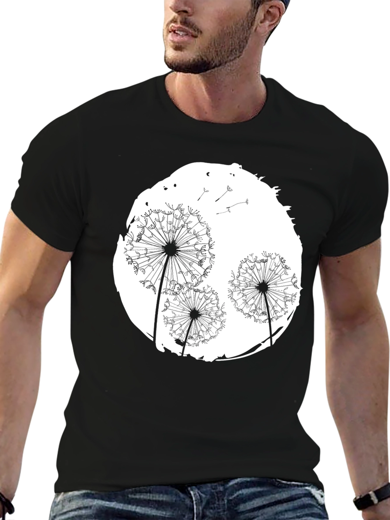 Dandelion Graphic Print T-Shirt