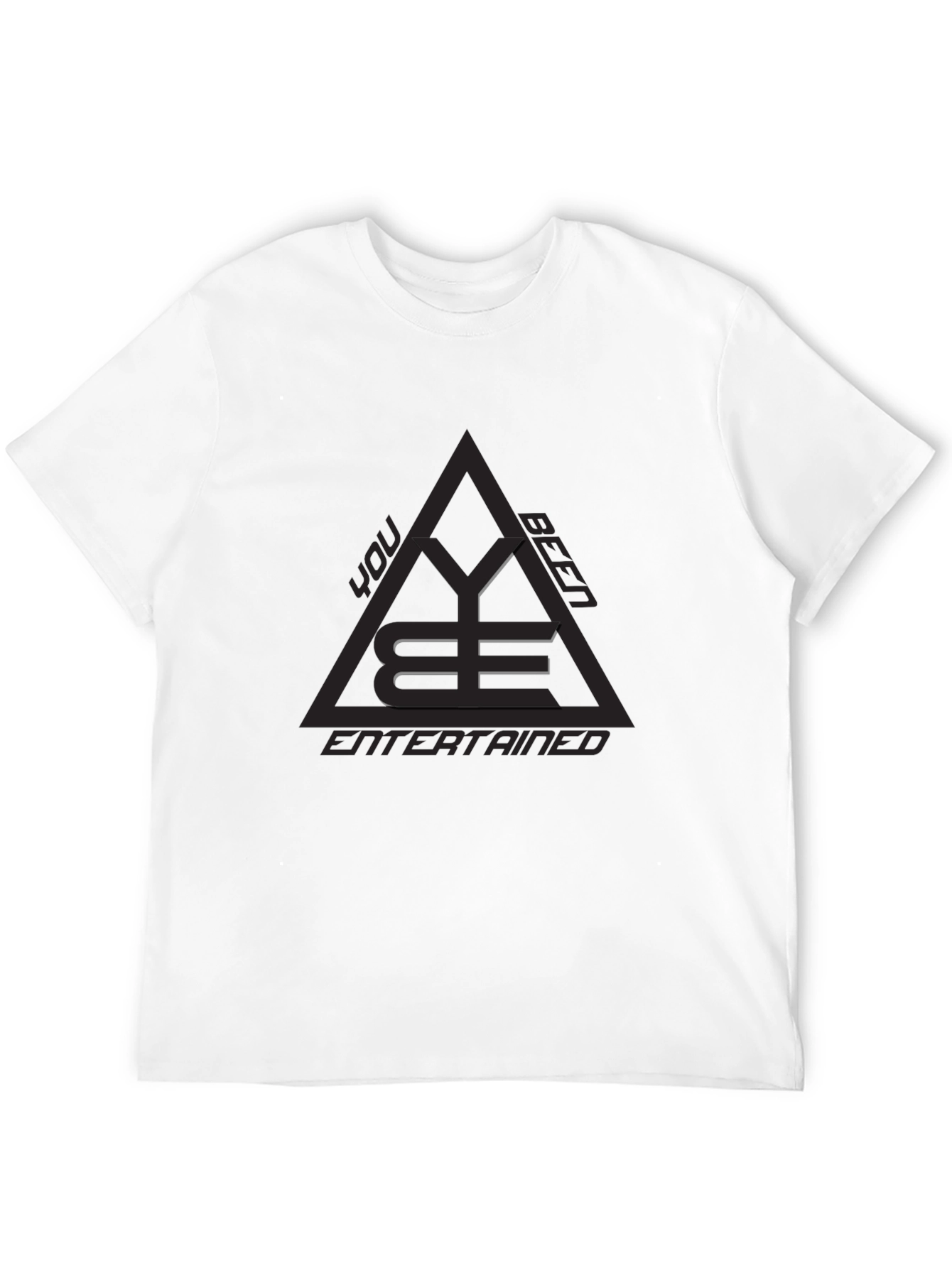 YBE You Been Entertained Black Graphic Tee