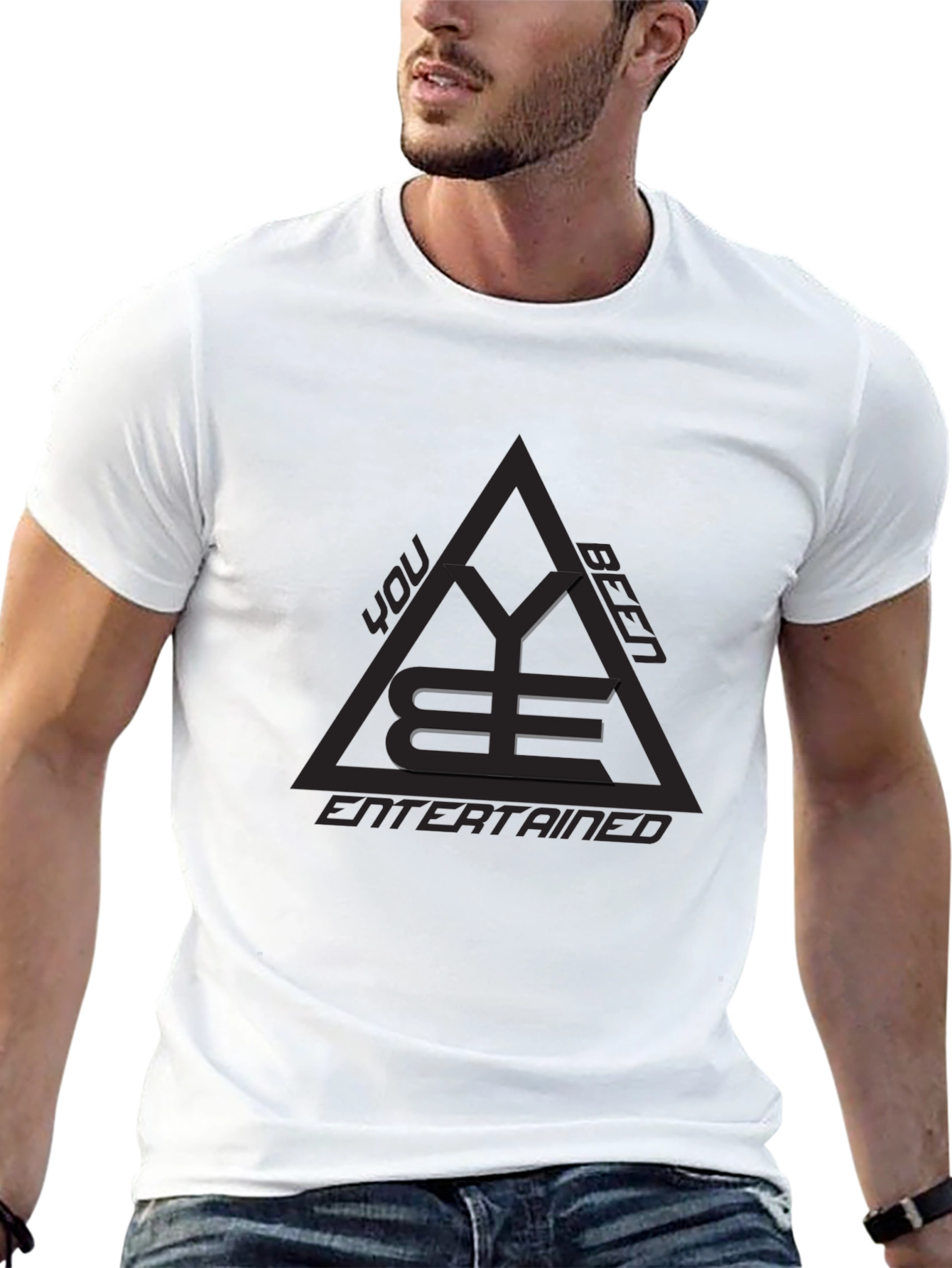 YBE You Been Entertained Black Graphic Tee