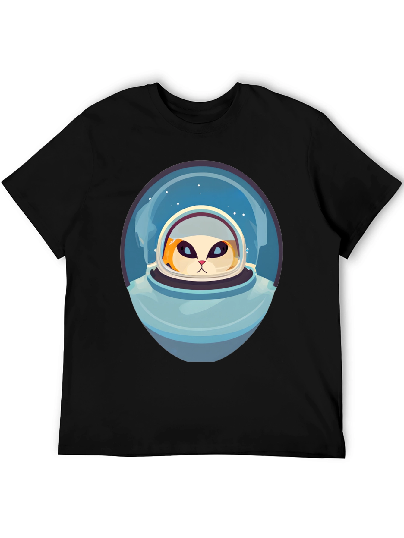 Cat Astronaut Graphic T-Shirt
