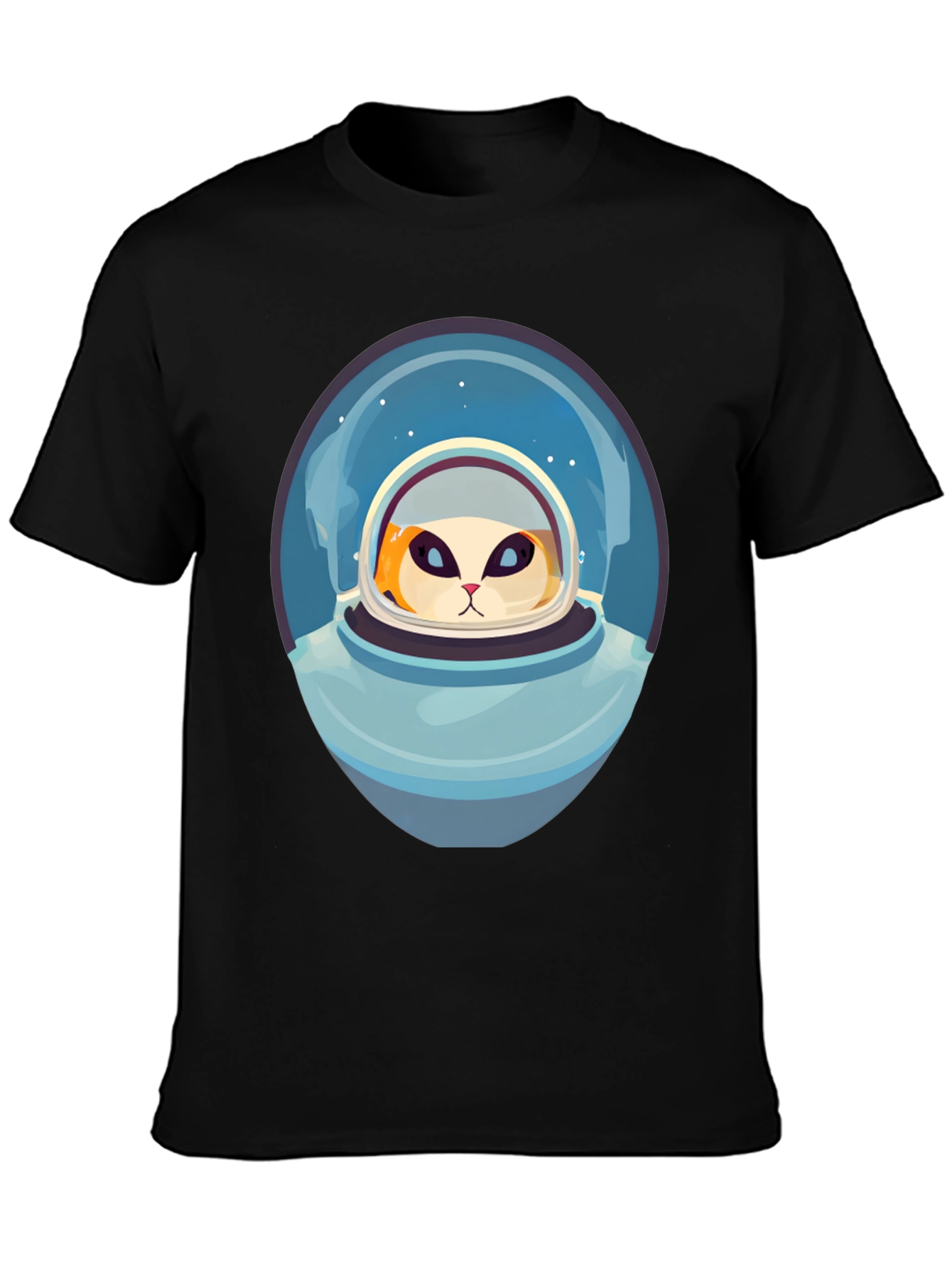 Cat Astronaut Graphic T-Shirt