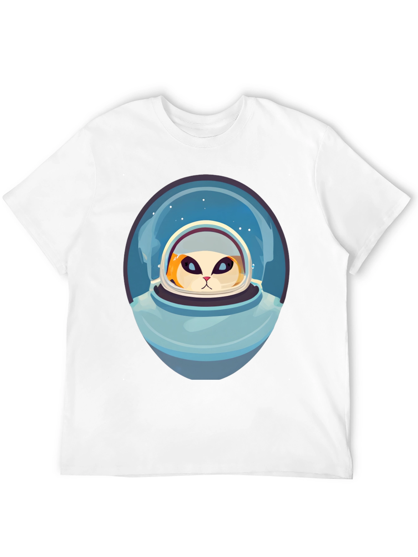 Cat Astronaut Graphic T-Shirt